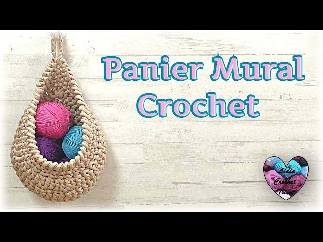 Décoration murale : des corbeilles en crochet - Marie Claire