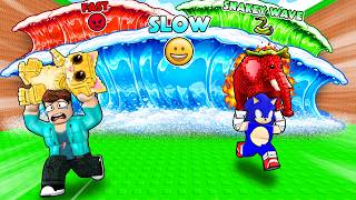 I USED WAVE MACHINE TO TROLL NOOBS IN TSUNAMI APOCALYPSE ROBLOX !! screenshot 5