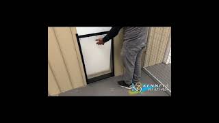 Square Dog Door Video