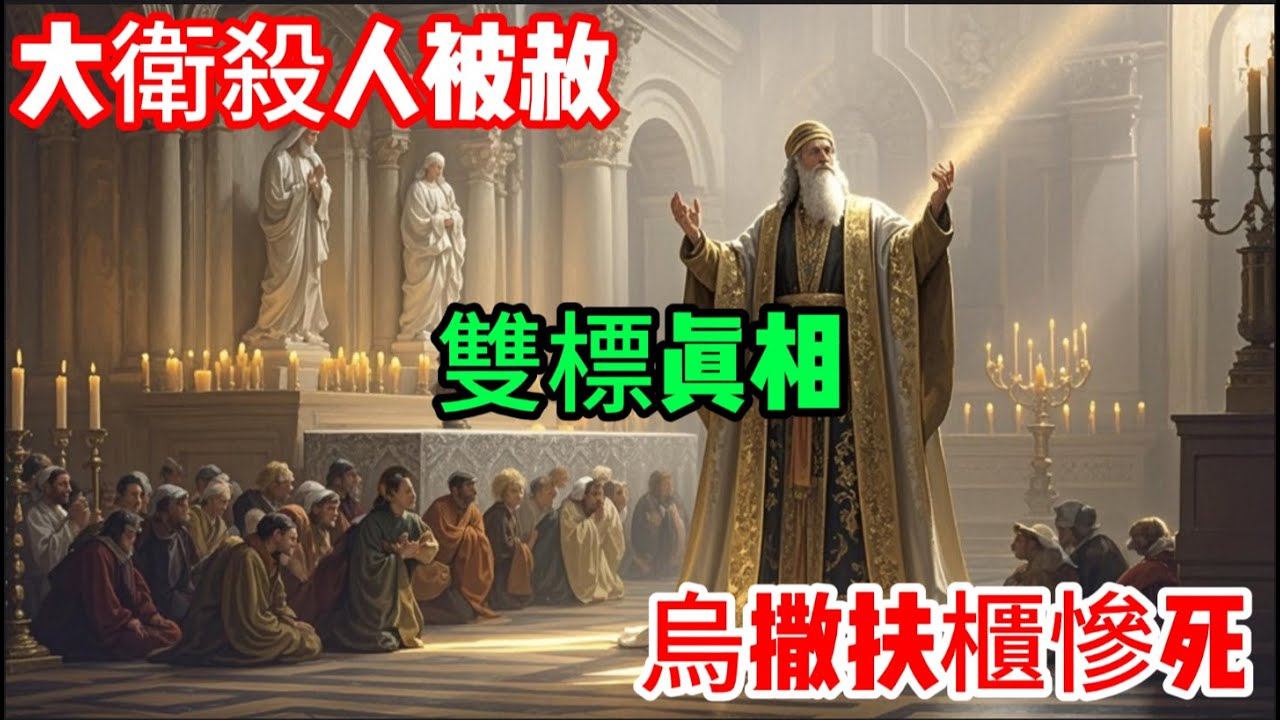 大衛殺人被赦免，烏撒扶約櫃卻慘死？聖經最大謎團終於破解了！上帝審判的雙重標準真相 #聖經故事 #大衛王 #約櫃 #烏撒之死 #聖經解讀 #基督教 #信仰探討 #撒母耳記 #上帝公義 #聖經謎題