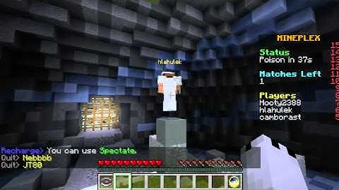 Minecraft Hacker:  Mineplex Minigame Gladiators 2