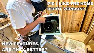 How I Install the Home Depot Panasonic Whisperchoice Retrofit Exhaust Fan With in Ceiling Footage