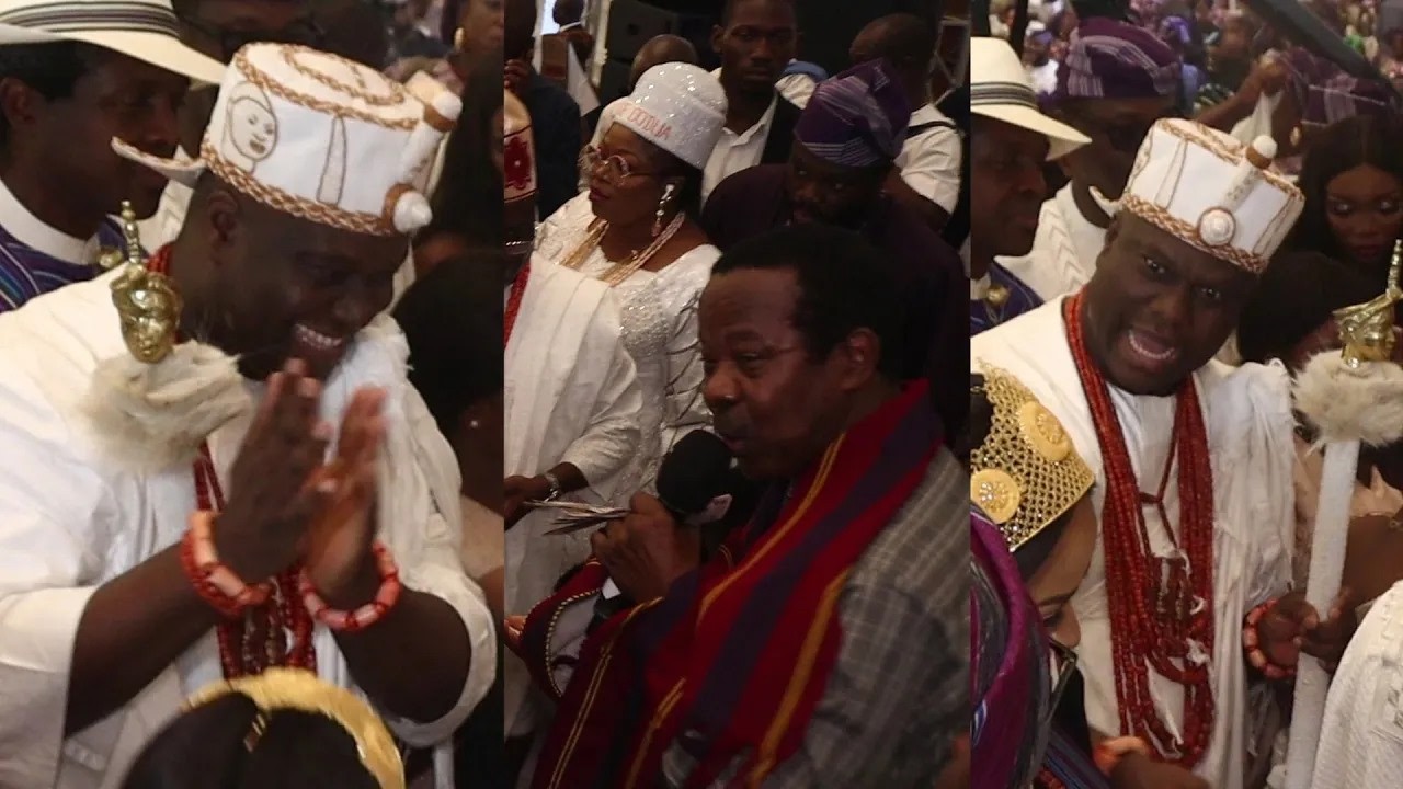 Оуни из Ифе превратил свадьбу в комедию, назвав Санни Аде «маленький кузов, большой двигатель».