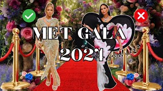 MET GALA 2024: LO MEJOR Y LO PEOR #metgala #fashion