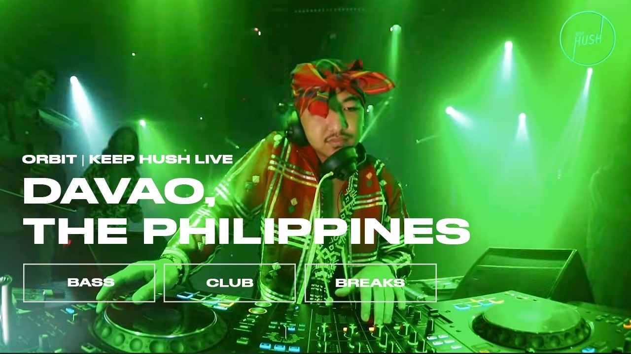 ORBIT | club vocals over low-end pressure at Keep Hush  Live Davao