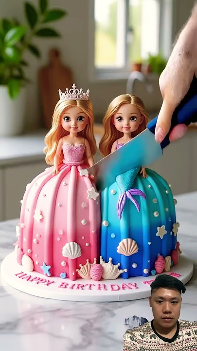 Cut the barbie cake⁉️