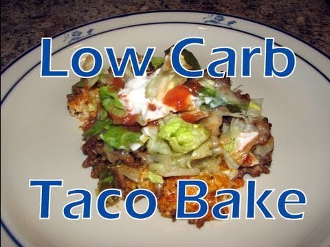 Atkins Diet Recipes: Low Carb Taco Bake (IF)