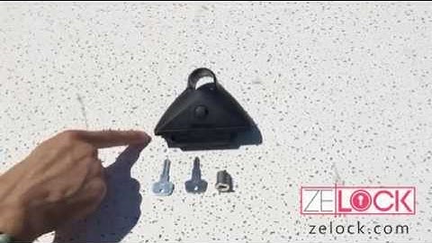 How To Install a Yakima, Whispbar, and Prorack Compatible Lock Core from ZeLock