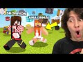 TENTANDO SOBREVIVER A BLOCOS CAINDO NO MINECRAFT! FT. Minha irmã