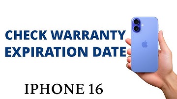 How to CHECK the WARRANTY EXPIRATION DATE on the iPHONE 16!
