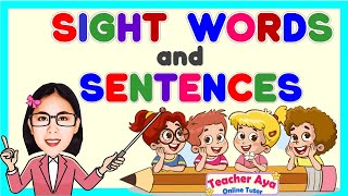 Sight Words | CVC Words | Practice reading | Basic English words and sentences | Compilation