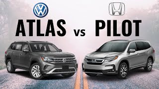 2021 Honda Pilot VS. 2021 Volkswagen Atlas - The Minivans of SUVs