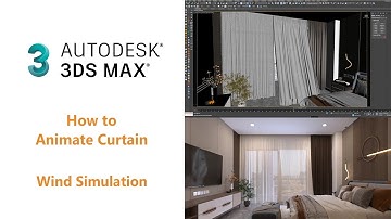 How to Animate Curtain in 3ds Max