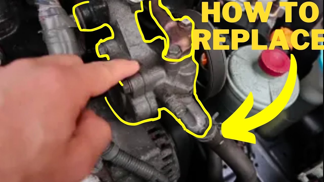 How to replace a Power steering pump on a Honda Prelude(9701) YouTube