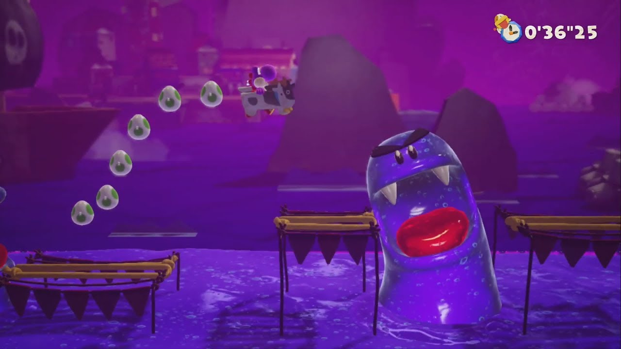 A Pirate Ship: Souvenir Hunt! ~ Pirate Pier (Flip) ~ Yarrctopus Docks ~ Yoshi's Crafted World 1bs