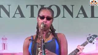 Famous saxophonist, flautist, composer Nubya Garcia at SAI International School