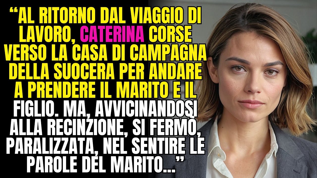 Al ritorno dal viaggio di lavoro, corse verso la casa di campagna della suocera. Ma, nel sentire…