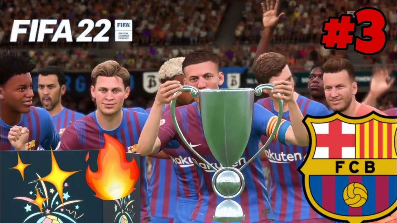 FIFA 22 Barcelona Career Mode First Cup Together!! 🔥 YouTube