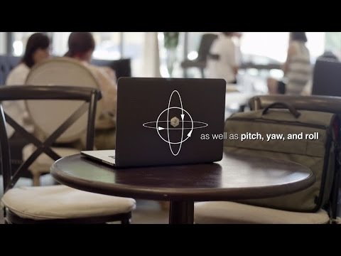 მინიატურული გადამცემი აქსელერომეტრის, გიროსკოპისა და მაგნიტომეტრის ფუნქციებით