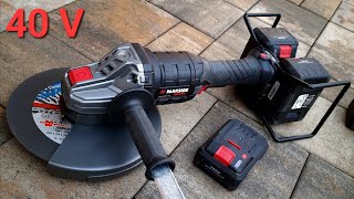 Parkside Performance 40V large XXL angle grinder PWSAP 40-Li A1. Cheap Lidl tools ??. screenshot 1