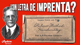 🤔 ¿Letra de IMPRENTA con MÉTODO PALMER? ¿SE PUEDE?