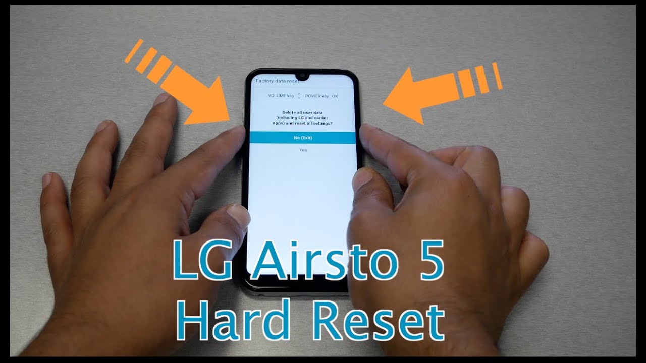 How To Reset A Lg Aristo 5