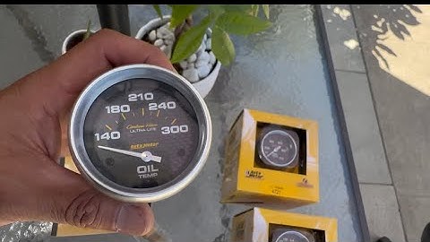 Auto meter gauge setup on my Yamaha. Pt1