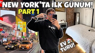 NEW YORK VLOG! Ev Turu, Amerika Vlog, New York Gezisi, Work and Travel 2022, New York'ta Yaşam Vlog!