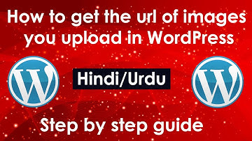 How to get the URL of images you upload in WordPress (Hindi/Urdu)