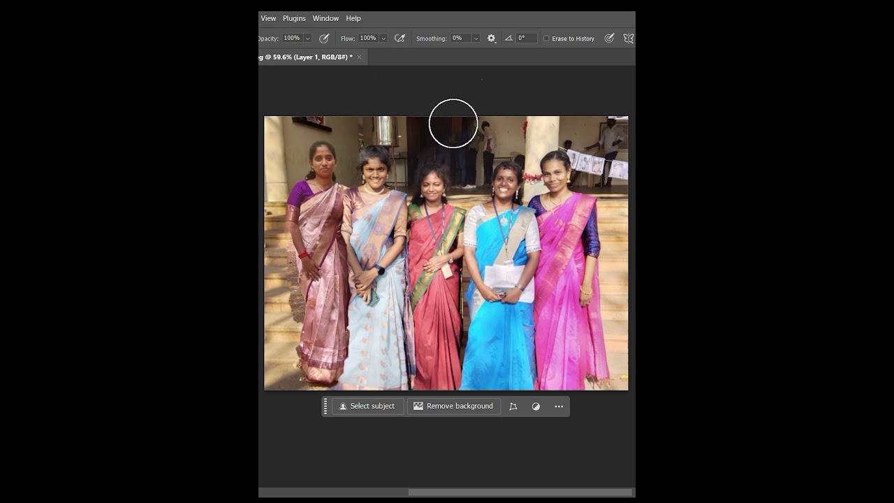 person add in photo using photoshop tamil 