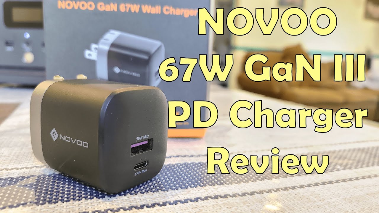 NOVOO 67W GaN III Power Delivery Charger Review 