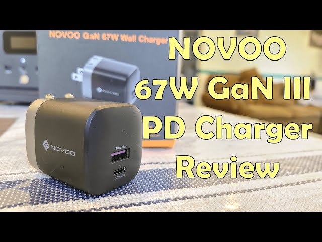 Novoo launches (allegedly) world's first SuperVOOC 67W GaN charger