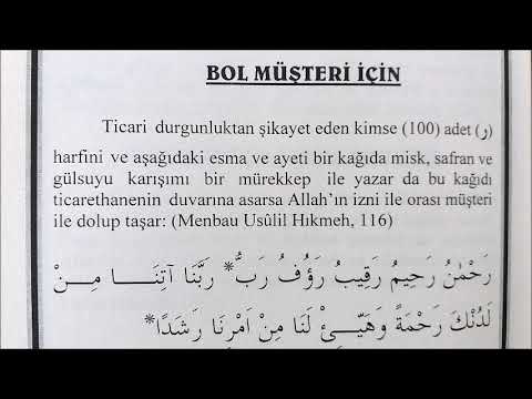 BOL MÜŞTERİ İÇİN OKUNUR