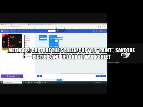 How to Submit Micro:bit codes in the Worksheet