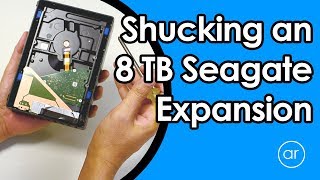 How To Remove Shuck The Hard Drive From Seagate Expansion 8Tb Drive