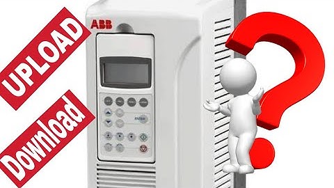 ABB ACS 800 SETTINGS/PARAMETERS UPLOAD/DOWNLOAD
