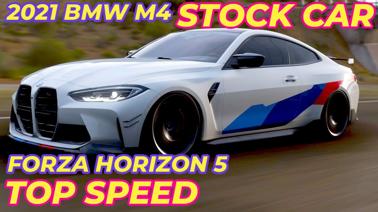 BMW M4 2021 Top Speed without Speed Glitch - YouTube