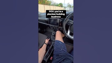 Day in the life of a 28yo plumber building a business & a tradie app👨🏼‍🔧#plumbing #tradielife