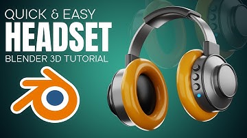 Blender 3D Headset Modeling Tutorial - Quick and Easy - Blender 3D Tutorial