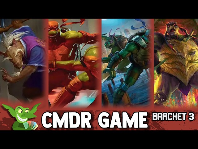 Splinter, Radical Rat VS Raph & Mikey VS Don & Leo VS Slash, Reptile Rampager Commander Gameplay thumbnail