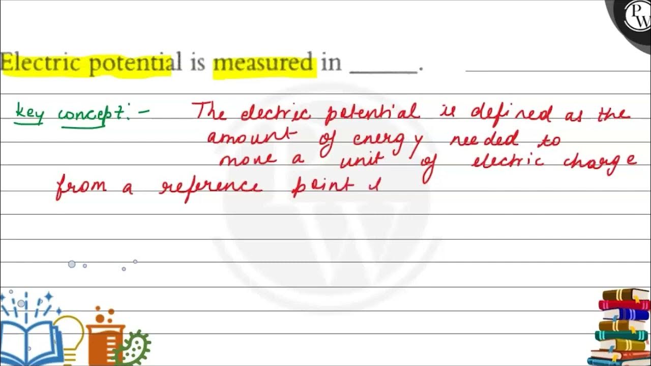 Electric potential is measured in YouTube