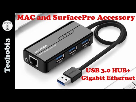 USB 3.0 Hub + Gigabit Ethernet #Ugreen review - best for Surface Pro and Mac Devices