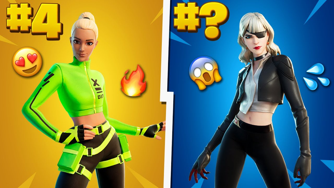 20 Skins Tryhards Use In Fortnite Sweaty Skins Chapter 2 Season 4