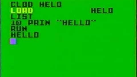 ECS program loaded direct from modern PC