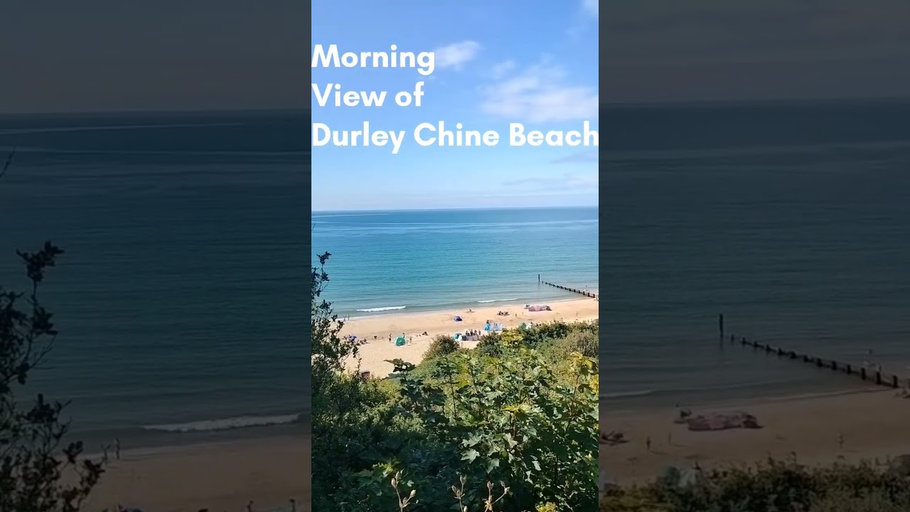 Lively Sunday Morning at Durley Chine Beach 🏖️
