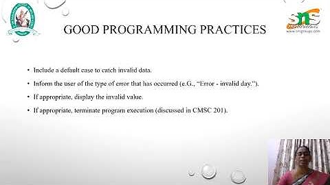 Lecture video 3 - Multiway branching statement in C Programming 
