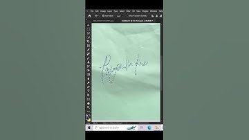 Create Digital signature in photoshop #youtubeshorts #video #short #photoshop