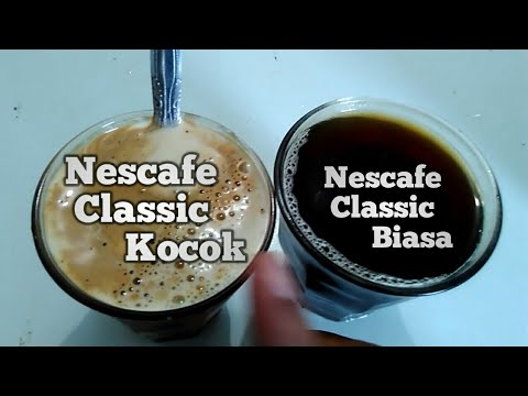 Cara Mudah Membuat Kopi Nescafe Classic Kocok Youtube