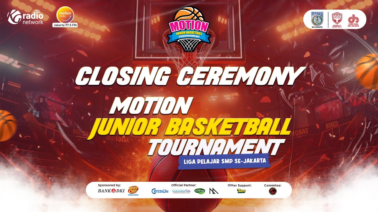 CLOSING CEREMONY MATCH - MOTION JUNIOR BASKETBALL TOURNAMENT 2024 - YouTube