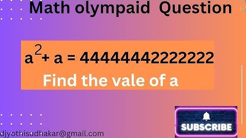 Math Olympaid Question  #olympiadquestion #olympiad 🔥